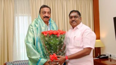 பாஜக மாநில பொறுப்பாளர் நிர்மல் குமார் சுரானாவுக்கு ஏ. நமச்சிவாயம் பிறந்தநாள் வாழ்த்து