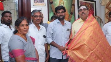உள்துறை அமைச்சராக பொறுப்பேற்ற நமச்சிவாயம்: முன்னாள் எம்.எல்.ஏ விஜயவேணி வெங்கடேசன் நேரில் வாழ்த்து