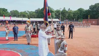 புதுச்சேரி காவல்துறைக்கு ஜனாதிபதியின் வண்ண விருது வழங்கிய அமித் ஷா