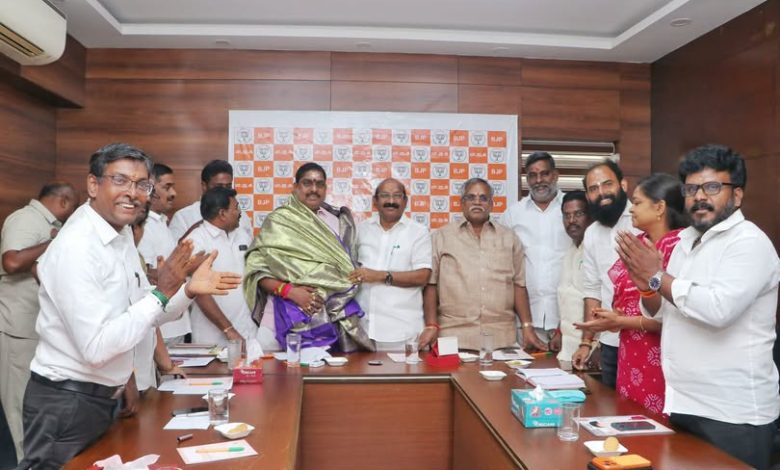 உள்துறை அமைச்சராகப் பொறுப்பேற்கும் நமச்சிவாயத்திற்கு பாஜக மாநிலத் தலைவர் ராமலிங்கம் வாழ்த்து