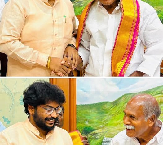 முதல்வர் ரங்கசாமிக்கு எம்.எல்.ஏ. விக்னேஷ் கண்ணன் நேரில் பிறந்தநாள் வாழ்த்து