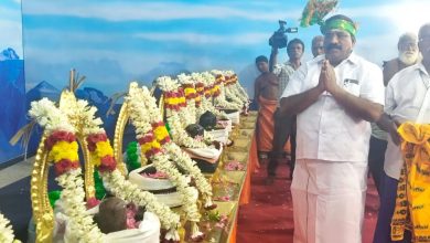 புதுச்சேரி லாசுப்பேட்டை: 12 ஜோதிர்லிங்க தரிசன விழா தொடங்கியது - ராஜ்யசபா எம்பி செல்வகணபதி துவக்கி வைத்தார்