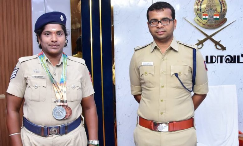 கடலூர் மாவட்டம்: 51-வது மாநில சிவில் துப்பாக்கிச் சுடும் போட்டியில் நெய்வேலி பெண் காவலர் 3 பதக்கங்கள் வென்றார்!