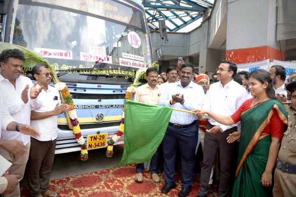 ஓசூரில் 4 வழித்தட நீட்டிப்பு பேருந்து சேவைகள் தொடக்கம்: 7 கிராம மக்கள், மாணவர்கள் பயன்பெறும் புதிய திட்டம்!