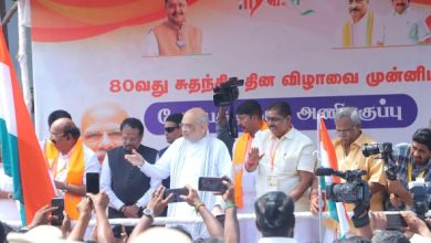 80-வது சுதந்திர தின விழா: புதுச்சேரியில் தேசியக் கொடி அணிவகுப்பு