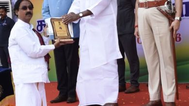 இலக்கியப் பணிக்கு கலைமாமணி கோ.பாரதிக்கு பாராட்டு