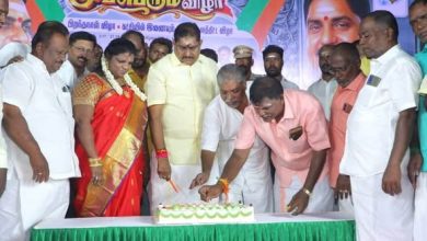 அமைச்சர் நமச்சிவாயம் பிறந்தநாள்: திருக்கனூரில் மடிக்கணினி, கல்வி உதவித்தொகை நலத்திட்ட உதவிகள் வழங்கல்!
