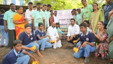 கருவடிக்குப்பம் பாத்திமா பள்ளியில் 500 பனை விதைகள் நடும் இயக்கம்: ஜோஸ் சார்லஸ் மார்ட்டின் பங்கேற்பு!