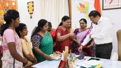 புதுச்சேரி துணைநிலை ஆளுநருக்கு பாஜக மகளிர் அணியினர் ராக்கி கட்டி ரக்ஷா பந்தன் வாழ்த்து!