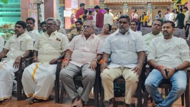 புதுச்சேரி வேதபுரீஸ்வரர் கோயிலில் பிரதமர் மோடியின் 'மனதின் குரல்' நிகழ்ச்சி ஒளிபரப்பு: பாஜக நிர்வாகிகள் திரளாகப் பங்கேற்பு!