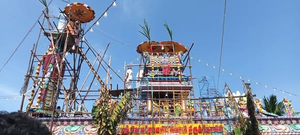 விழுப்புரம் கண்டாச்சிபுரம் அருகே சென்னகுணம் கிராமத்தில் முருகப்பெருமான் கோயில் கும்பாபிஷேகம் விமரிசையாக நடைபெற்றது!