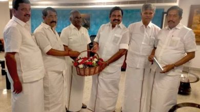 கோவை விமான நிலையம் வந்த எடப்பாடி பழனிசாமிக்கு அதிமுகவினர் உற்சாக வரவேற்பு!