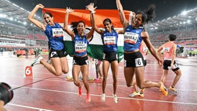 ஆசிய விளையாட்டுப் போட்டி: மகளிர் 4x400m தொடர் ஓட்டத்தில் தங்கம் வென்ற இந்திய அணிக்கு குடியரசு துணைத் தலைவர் பாராட்டு!