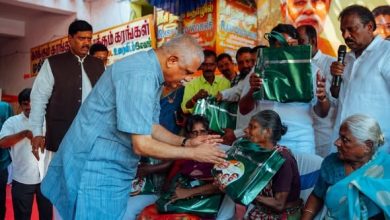 பிரதமர் மோடி பிறந்தநாள்: திருவான்மியூரில் முதியோருக்கு நலத்திட்ட உதவிகள் மற்றும் தூய்மை பணியாளர்களுடன் சமபந்தி விருந்து!