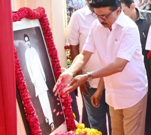 சமத்துவப் போராளி இமானுவேல் சேகரனாரின் நினைவைப் போற்றுவோம்: முதல்வர் மு.க.ஸ்டாலின் புகழஞ்சலி!