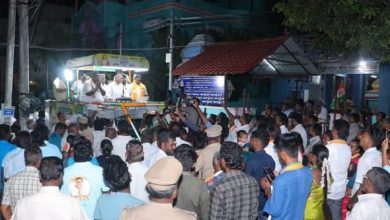 தட்டாஞ்சாவடியில் என்.ஆர். காங்கிரஸ் வேட்பாளரை ஆதரித்து முதல்வர் ரங்கசாமி, அமைச்சர் நமச்சிவாயம் தீவிர வாக்குச்சேகரிப்பு!