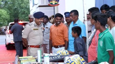 திருச்சி காவல்துறை சிறுவர் மன்றங்களுக்கு ரூ.1.28 லட்சம் மதிப்பிலான விளையாட்டு உபகரணங்கள்: டிஜிபி மகேஷ் குமார் அகர்வால் வழங்கினார்!