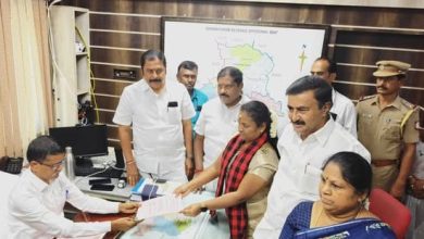 தாராபுரம் இடைத்தேர்தல்: திமுக வேட்பாளர் வழக்கறிஞர் எஸ்.சுகன்யா வேட்புமனு தாக்கல்!