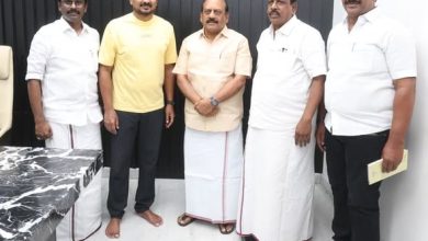 உதயநிதி ஸ்டாலினை நேரில் சந்தித்து வாழ்த்து பெற்ற மதுராந்தகம் திமுக வேட்பாளர் இ.பரந்தாமன்!
