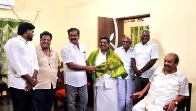 தட்டாஞ்சாவடி இடைத்தேர்தல்: மநீம பொதுச்செயலாளரை நேரில் சந்தித்த திமுக தலைவர்கள்!