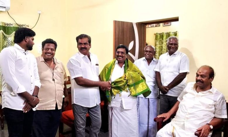 தட்டாஞ்சாவடி இடைத்தேர்தல்: மநீம பொதுச்செயலாளரை நேரில் சந்தித்த திமுக தலைவர்கள்!