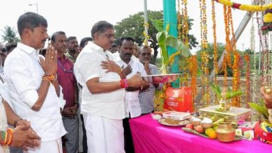 காரைக்கால் நிரவியில் புதிய மேல்நிலை மின்பாதை திட்டம்: உள்துறை அமைச்சர் நமச்சிவாயம் அடிக்கல் நாட்டி தொடக்கம்!