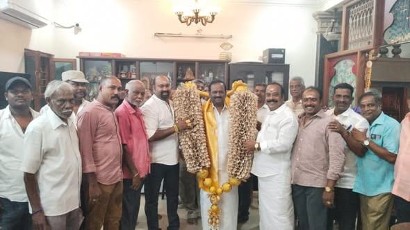என்.ஆர்.காங்கிரஸ் பொதுச்செயலாளர் என்.எஸ்.ஜே. ஜெயபாலுக்கு எம்.எல்.ஏ. எஸ்.எஸ்.அழகு பிறந்தநாள் வாழ்த்து!