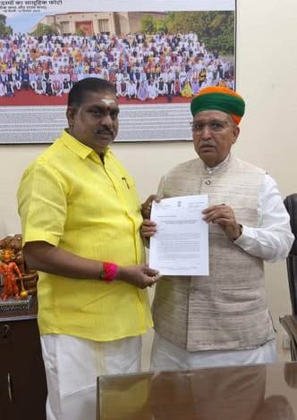 புதுச்சேரியில் சென்னை உயர்நீதிமன்ற கிளை: மத்திய சட்ட அமைச்சர் அர்ஜுன் ராம் மேக்வாலிடம் அமைச்சர் நமச்சிவாயம் நேரில் வலியுறுத்தல்!