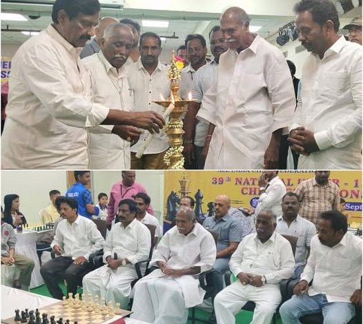 புதுச்சேரியில் 39-வது தேசிய அண்டர்-13 சதுரங்க சாம்பியன்ஷிப்: முதலமைச்சர் ரங்கசாமி தொடங்கி வைக்கிறார்!