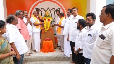 புதுச்சேரி பாஜக தலைமை அலுவலகத்தில் பண்டிட் தீன்தயாள் உபாத்யாயா பிறந்தநாள் அனுசரிப்பு!