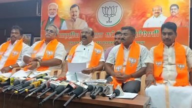 தட்டாஞ்சாவடியில் எடுபடாததால் விஜய் படத்தை வைத்து காங்கிரஸ் வாக்கு கேட்கிறது: பாஜக தலைவர் ராமலிங்கம் விமர்சனம்!