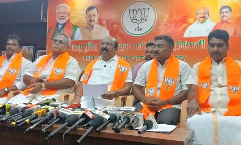 தட்டாஞ்சாவடியில் எடுபடாததால் விஜய் படத்தை வைத்து காங்கிரஸ் வாக்கு கேட்கிறது: பாஜக தலைவர் ராமலிங்கம் விமர்சனம்!