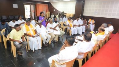புதுச்சேரி பாஜக தலைமை அலுவலகத்தில் "சேவா சங்கல்ப் அபியான்" பொறுப்பாளர்கள் ஆலோசனைக் கூட்டம்!