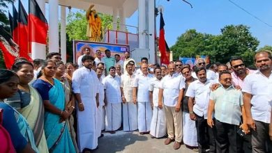 புதுச்சேரியில் பேரறிஞர் அண்ணாவின் 118-வது பிறந்தநாள் விழா: திமுக அமைப்பாளர் இரா.சிவா தலைமையில் மாலை அணிவித்து மரியாதை!