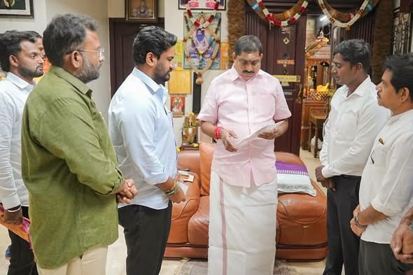மாணவர்களுக்கான ராக்கெட் ஏவுதல் நிகழ்ச்சி: புதுச்சேரி உள்துறை அமைச்சர் நமச்சிவாயத்திற்கு நேரில் அழைப்பு!
