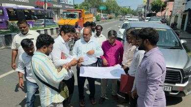 புதுச்சேரி இந்திரா காந்தி - ராஜீவ் காந்தி சதுக்கம் மேம்பால பணி: ஒப்பந்ததாரர்களிடம் நிலத்தை ஒப்படைத்தது பொதுப்பணித்துறை!