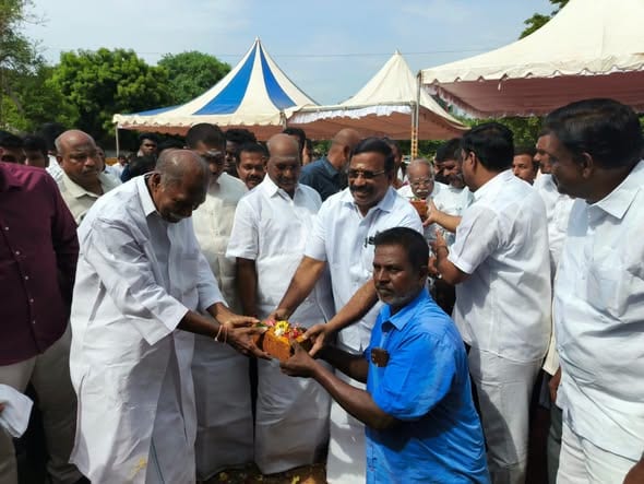 இலாசுப்பேட்டையில் புதிய துணை மின் நிலையம்: அடிக்கல் நாட்டினார் முதல்வர் ரங்கசாமி!