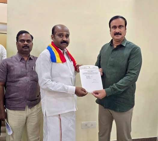 புதுச்சேரி பாமக தலைமை நிர்வாகக் குழு தலைவராக கணபதி நியமனம்: அன்புமணி ராமதாஸுக்கு நன்றி