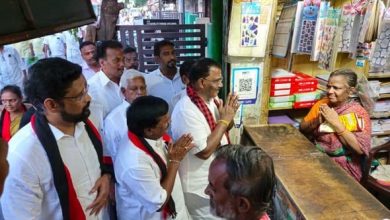 தட்டாஞ்சாவடி இடைத்தேர்தல்: பாக்குமுடையான்பேட்டில் திமுக வேட்பாளர் சேதுசெல்வம் தீவிர வாக்கு சேகரிப்பு!