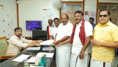 தட்டாஞ்சாவடி இடைத்தேர்தல்: திமுக வேட்பாளர் சேது செல்வம் வேட்புமனு தாக்கல்!