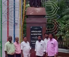 புதுச்சேரியில் கப்பலோட்டிய தமிழர் வ.உ.சி-யின் 152-வது பிறந்தநாள் விழா: தமிழ் அறிஞர்கள், அமைப்பினர் மரியாதை!