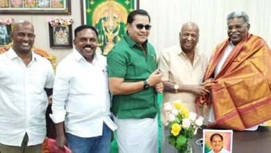 அமைச்சர் பெ.இராஜவேலு, எதிர்க்கட்சித் தலைவர் நாஜிமை சந்தித்த புதுவைத் தமிழ்ச் சங்க நிர்வாகிகள்!