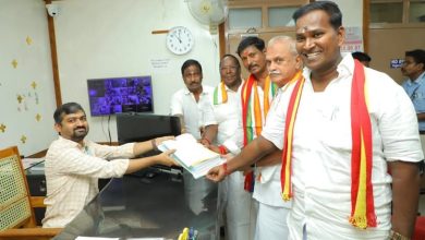 தட்டாஞ்சாவடி இடைத்தேர்தல்: காங்கிரஸ் வேட்பாளர் விநாயகம் அதிகாரப்பூர்வமாக வேட்புமனு தாக்கல்!