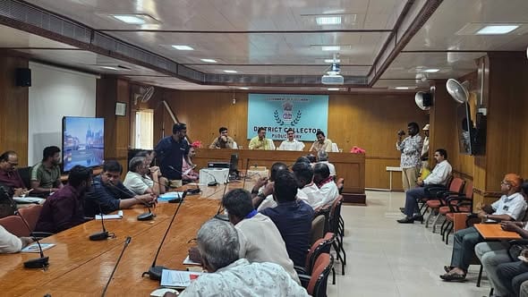 தட்டாஞ்சாவடி இடைத்தேர்தல்: EVM மற்றும் VVPAT இயந்திரங்கள் முதற்கட்ட கணினி குலுக்கல் ஒதுக்கீடு நிறைவு!