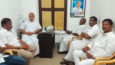 தட்டாஞ்சாவடி இடைத்தேர்தல்: காங்கிரஸ் ஆதரவைக் கோரும் நேயம் மக்கள் கழக விநாயகம் தீவிர பேச்சுவார்த்தை!