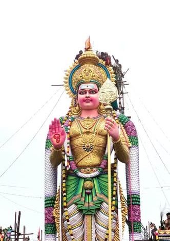 திருக்கோவிலூர் கனகனந்தலில் 61 அடி உயர பிரம்மாண்ட முருகர் சிலை குடமுழுக்கு விழா விமரிசை!