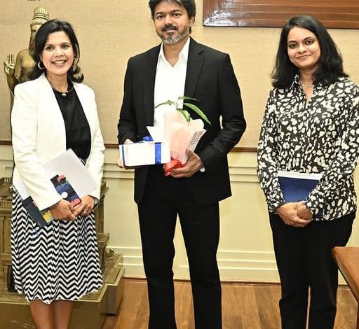 தமிழ்நாடு முதலமைச்சர் ச. ஜோசப் விஜய் உடன் பிரிட்டிஷ் துணைத் தூதர் மரியாதை நிமித்த சந்திப்பு!