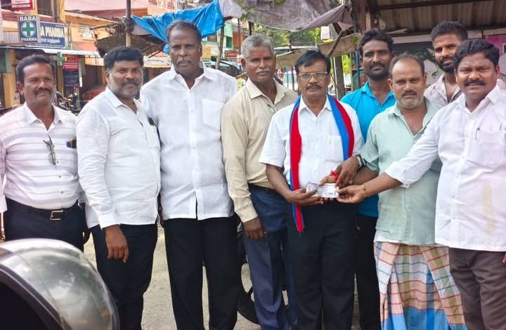 விசிக தலைமை அலுவலகக் கட்டிடப் பணிக்கு பழங்குடியினர் விடுதலை இயக்கம் சார்பில் ரூ.50,000 நிதியுதவி