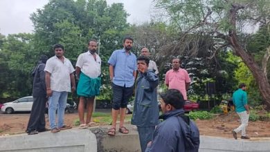 பாகூர் விவசாய நிலங்களில் தேங்கிய மழைநீர் – RR. செந்தில்குமார் எம்.எல்.ஏ. நேரில் ஆய்வு!