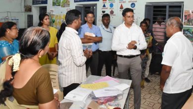 தாராபுரம் இடைத்தேர்தல் 2026: கணபதிபாளையம் மாதிரி வாக்குச்சாவடியை நேரில் பார்வையிட்டு ஆய்வு செய்தார் மாவட்ட தேர்தல் அதிகாரி மணீஷ் நாரணவரே!